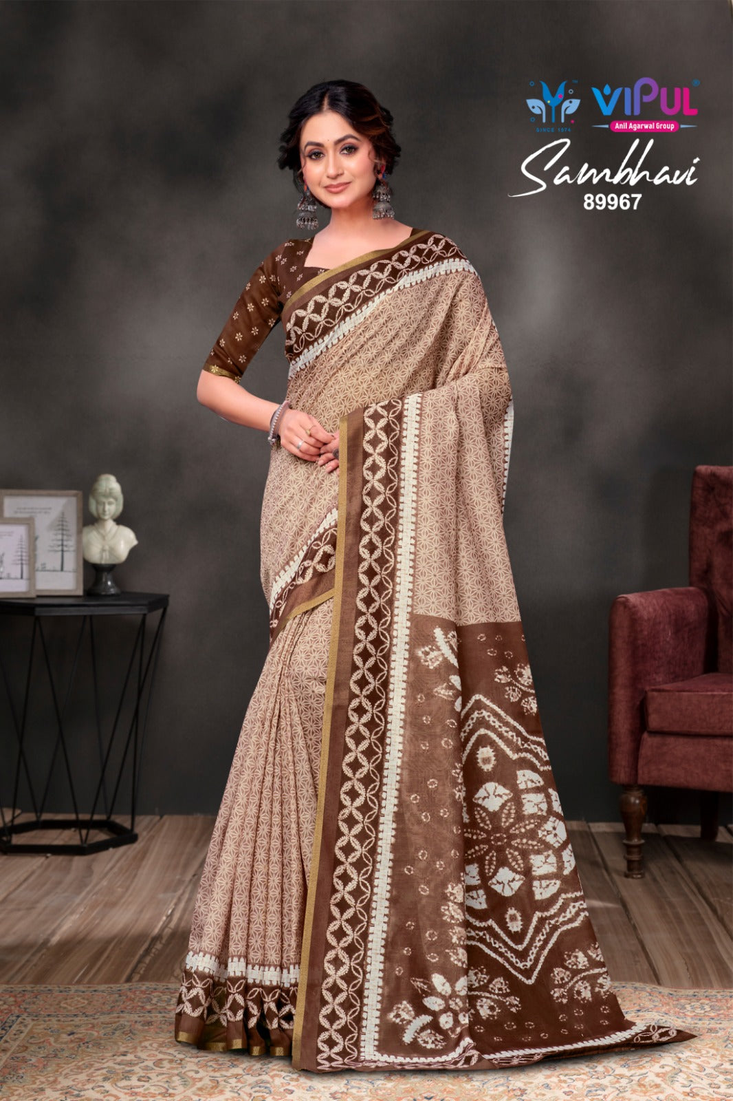 Sambhavi Vipul Cotton Sarees Exporter Ahmedabad
