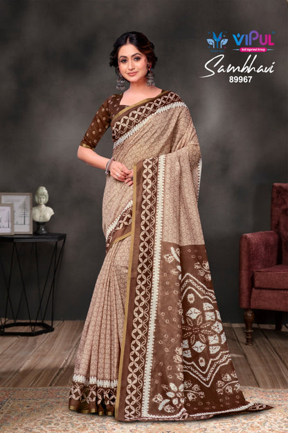 Sambhavi Vipul Cotton Sarees Exporter Ahmedabad