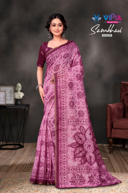 Sambhavi Vipul Cotton Sarees Exporter Ahmedabad