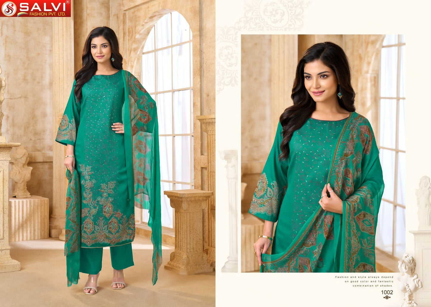 Sameera Salvi Fashion Jam Cotton Pant Style Suits Supplier Ahmedabad