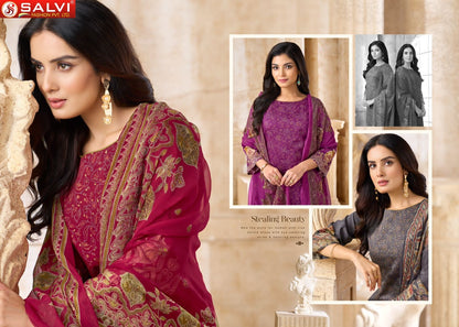 Sameera Salvi Fashion Jam Cotton Pant Style Suits Supplier Ahmedabad
