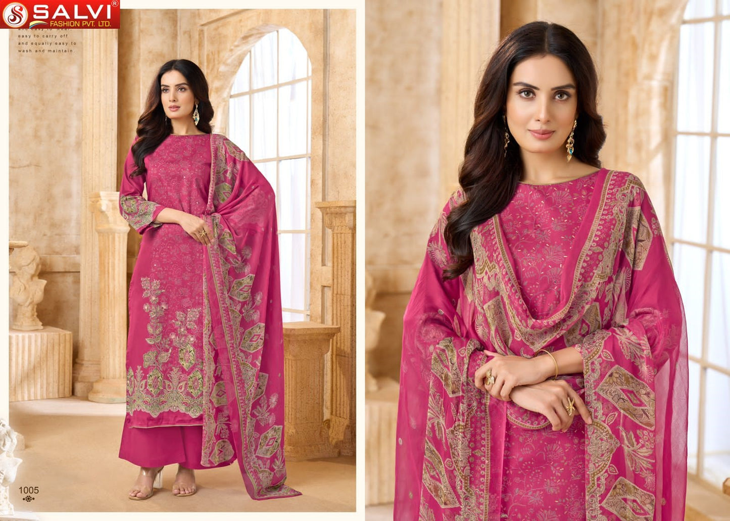 Sameera Salvi Fashion Jam Cotton Pant Style Suits Supplier Ahmedabad