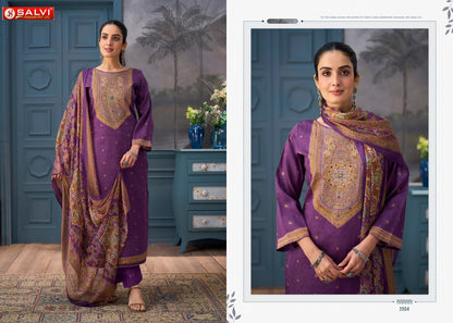 Sameera Vol 2 Salvi Fashion Jam Cotton Pant Style Suits Manufacturer India