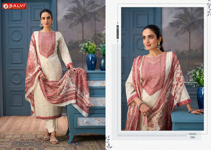 Sameera Vol 2 Salvi Fashion Jam Cotton Pant Style Suits Manufacturer India