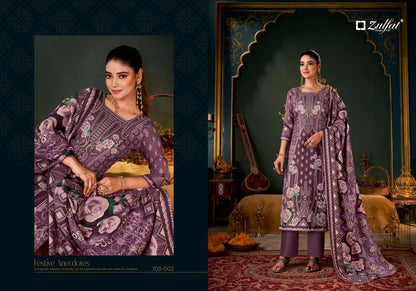 Sameera Zulfat Designer Woolen Pashmina Suits Wholesale Price