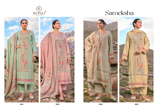 Sameksha Rupali Viscose Pashmina Suits Wholesale Price