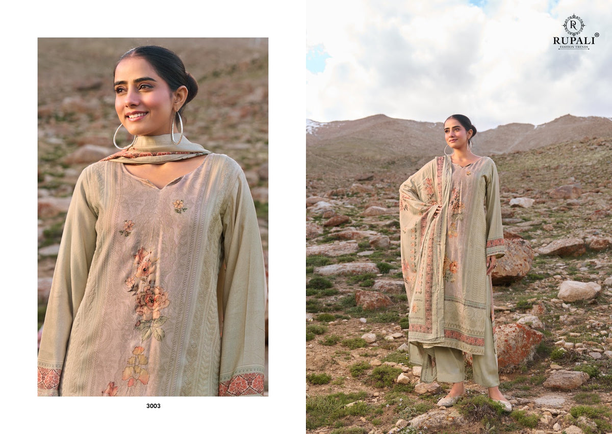 Sameksha Rupali Viscose Pashmina Suits Wholesale Price