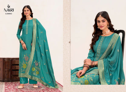 Samira Naari Jacquard Pant Style Suits Wholesaler Gujarat