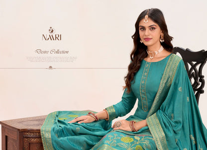Samira Naari Jacquard Pant Style Suits Wholesaler Gujarat