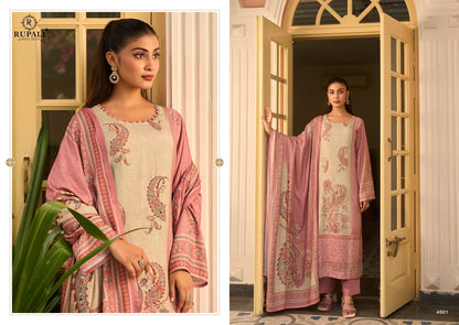 Samira Rupali Viscose Pashmina Suits Manufacturer
