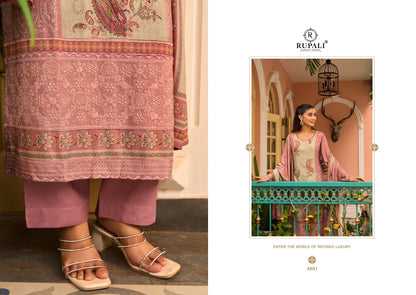 Samira Rupali Viscose Pashmina Suits Manufacturer