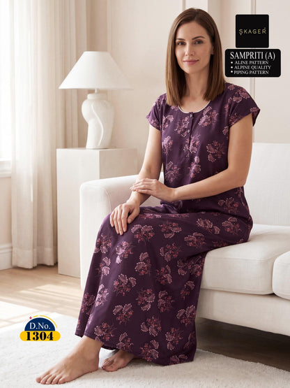 Sampriti A Skager Alpine Night Gowns Wholesaler India