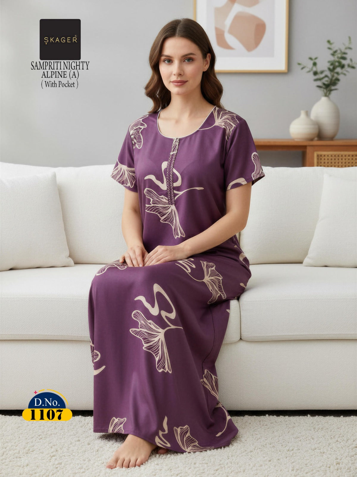 Sampriti Skager Alpine Night Gowns Manufacturer India