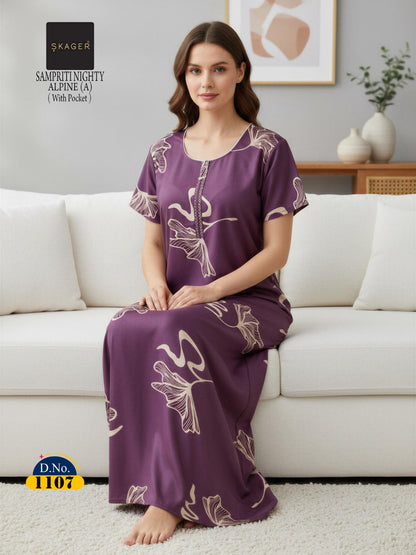 Sampriti Skager Alpine Night Gowns Manufacturer India