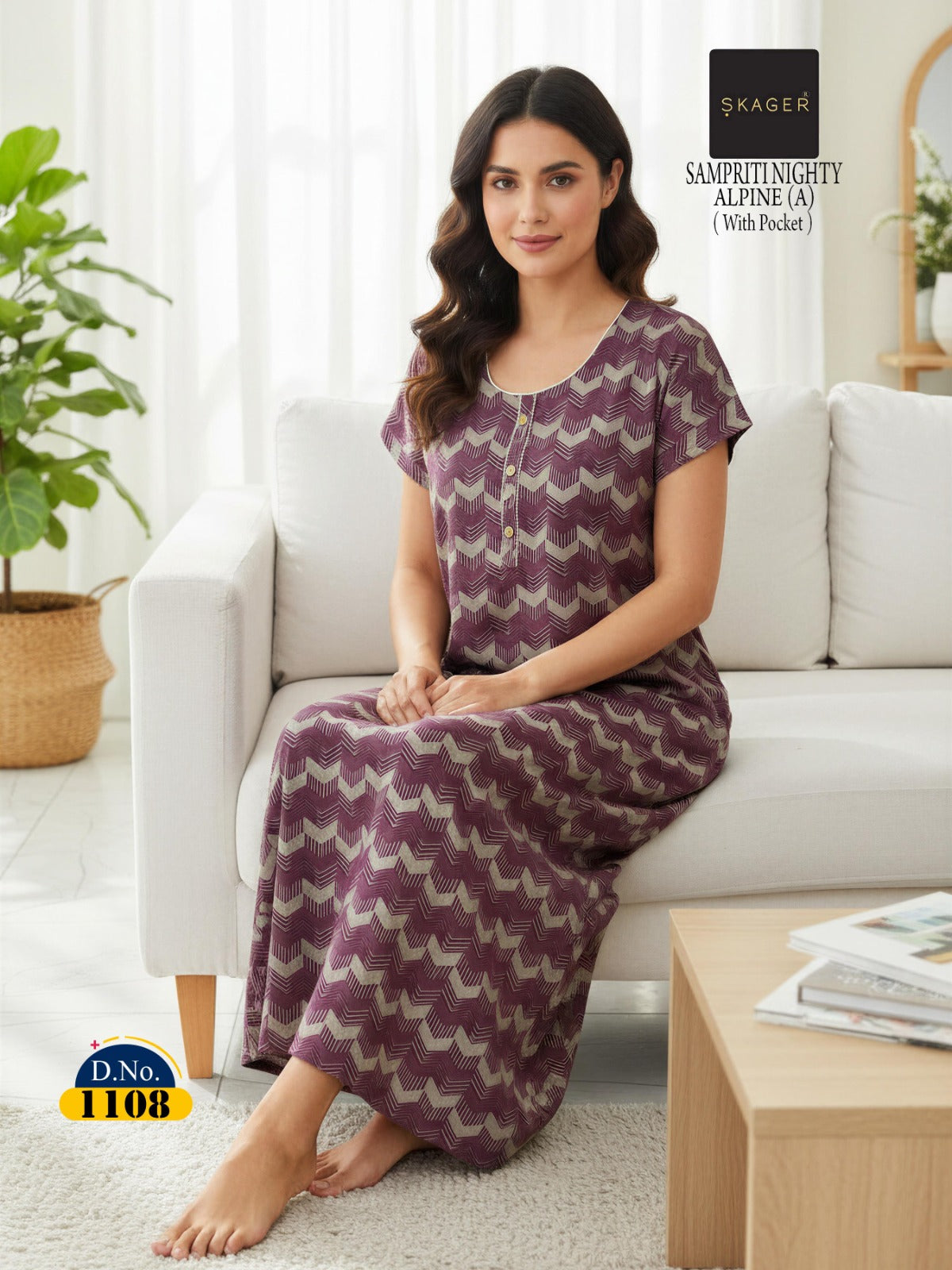 Sampriti Skager Alpine Night Gowns Manufacturer India
