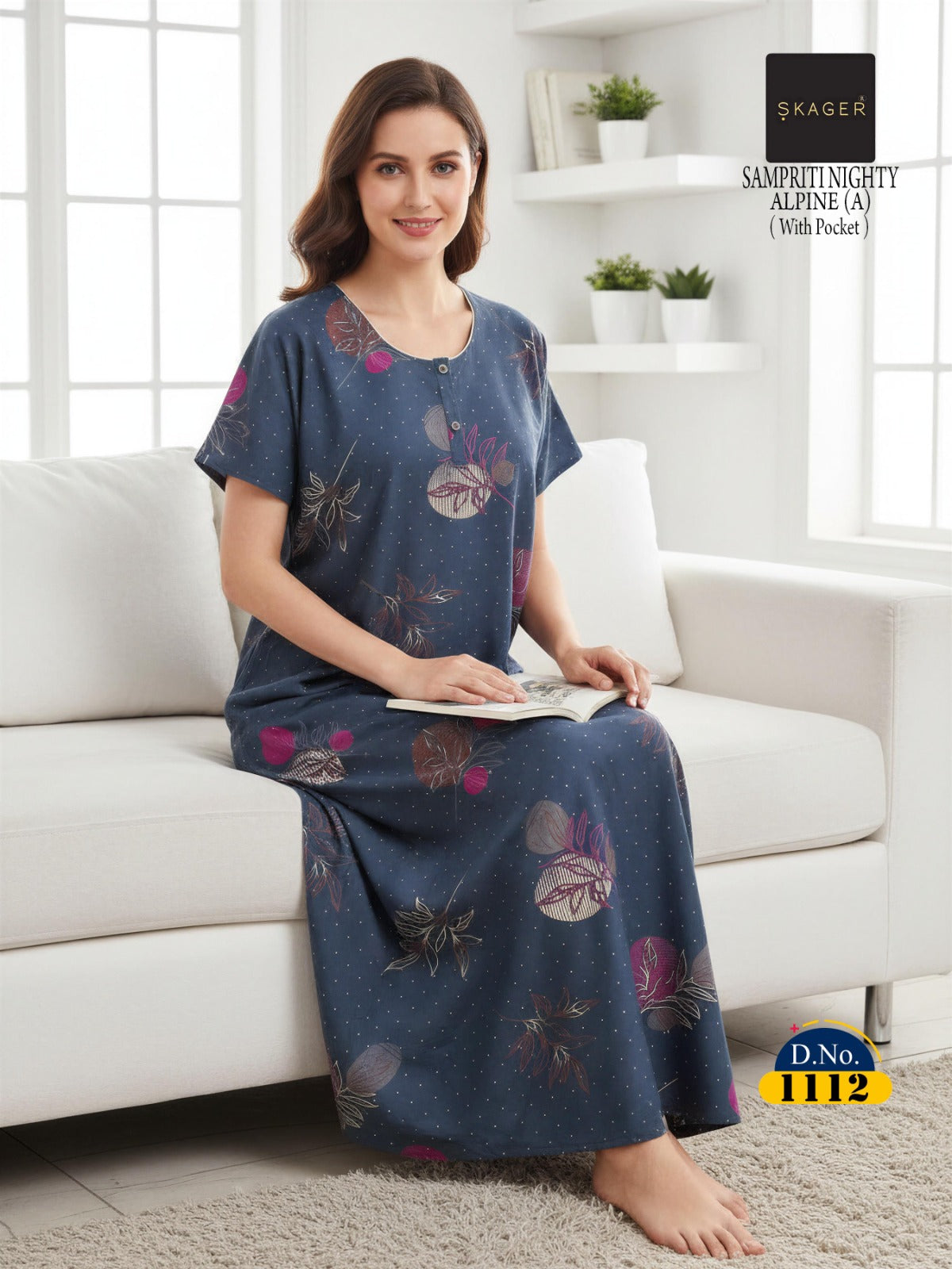 Sampriti Skager Alpine Night Gowns Manufacturer India