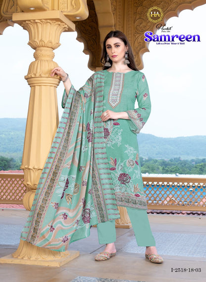 Samreen Harshit Fashion Cambric Karachi Salwar Suits Exporter India