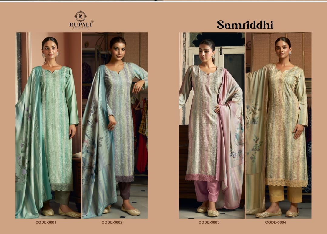 samriddhi rupali pashmina suits manufacturer india