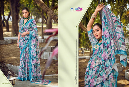 Samriddhi Vipul Georgette Sarees Supplier India