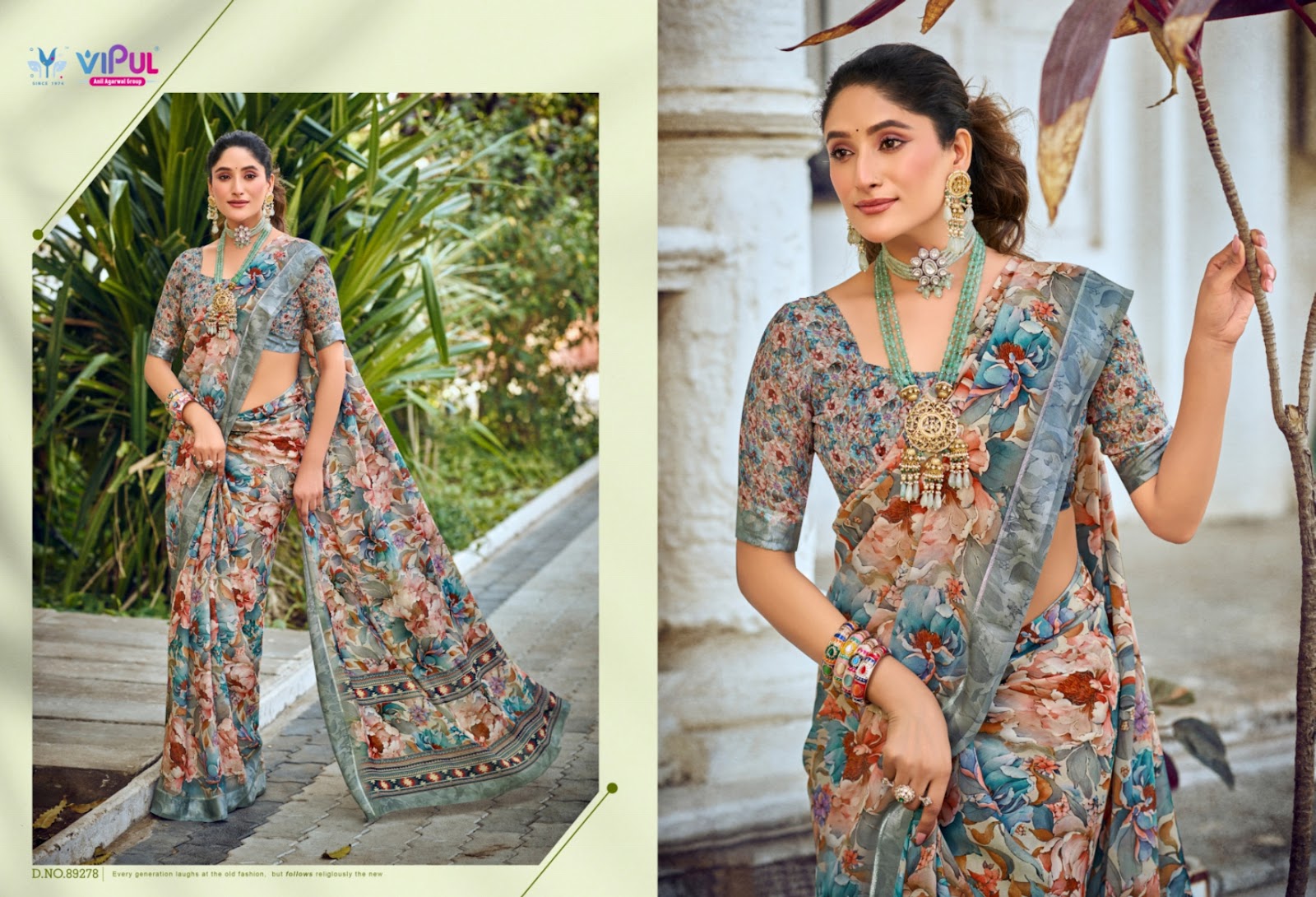 Samriddhi Vipul Georgette Sarees Supplier India
