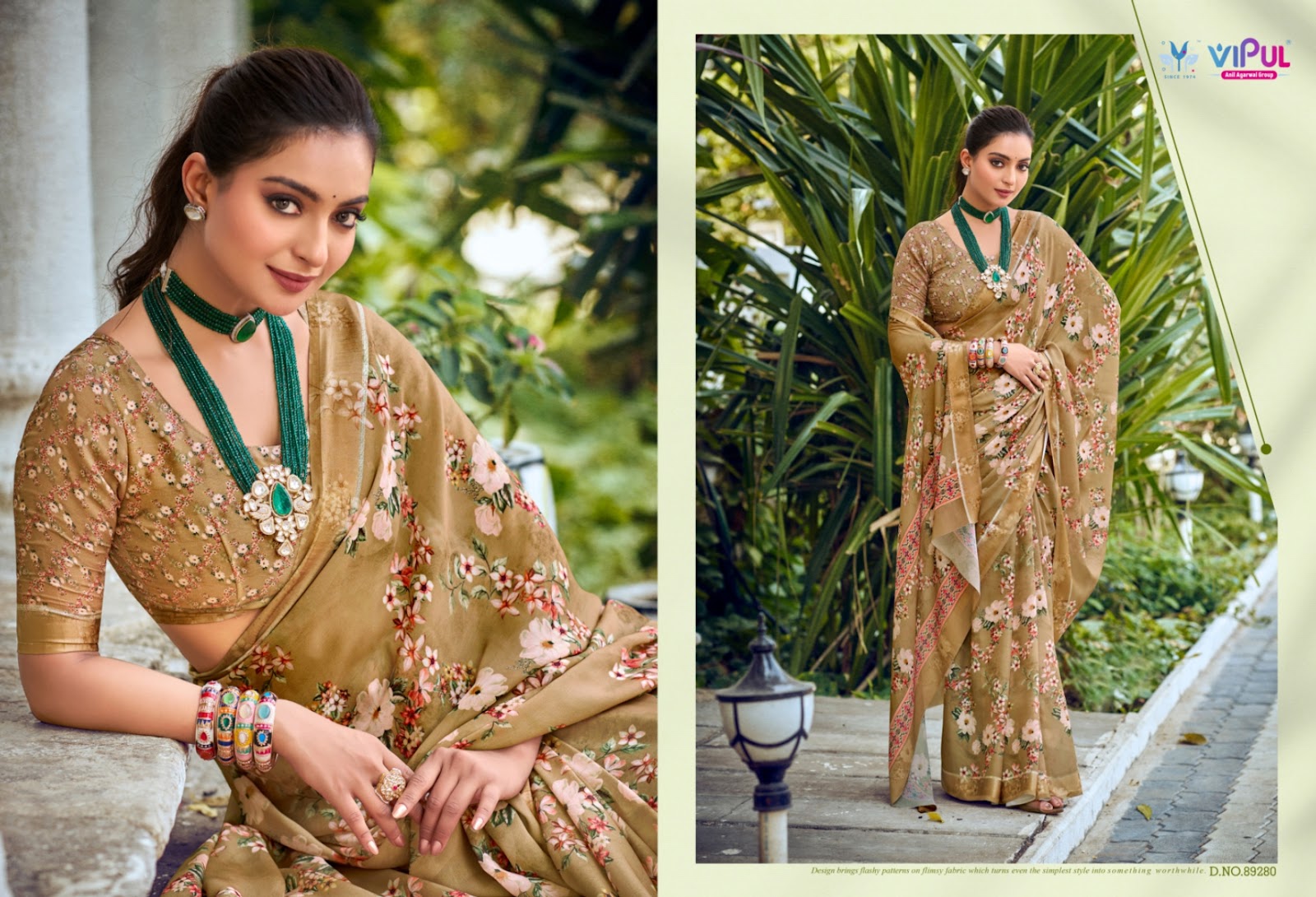Samriddhi Vipul Georgette Sarees Supplier India