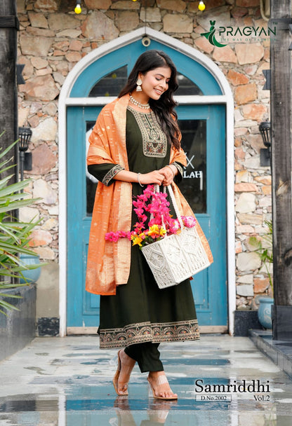 Samriddhi Vol 2 Pragyan Vichitra Readymade Anarkali Suits Exporter India