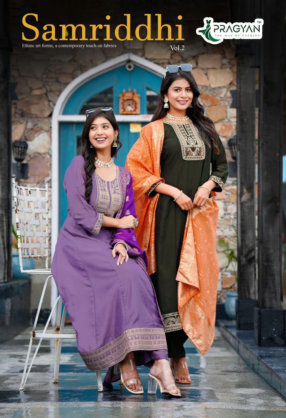 Samriddhi Vol 2 Pragyan Vichitra Readymade Anarkali Suits Exporter India