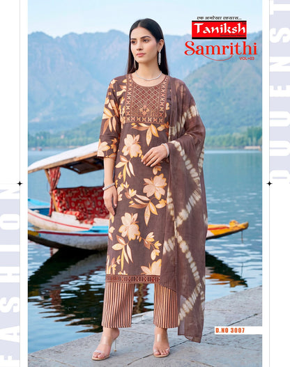 Samrithi Vol 3 Navkar Capsule Readymade Pant Style Suits Wholesaler