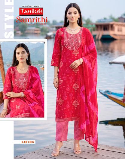 Samrithi Vol 3 Navkar Capsule Readymade Pant Style Suits Wholesaler
