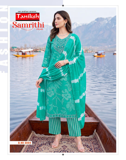 Samrithi Vol 3 Navkar Capsule Readymade Pant Style Suits Wholesaler