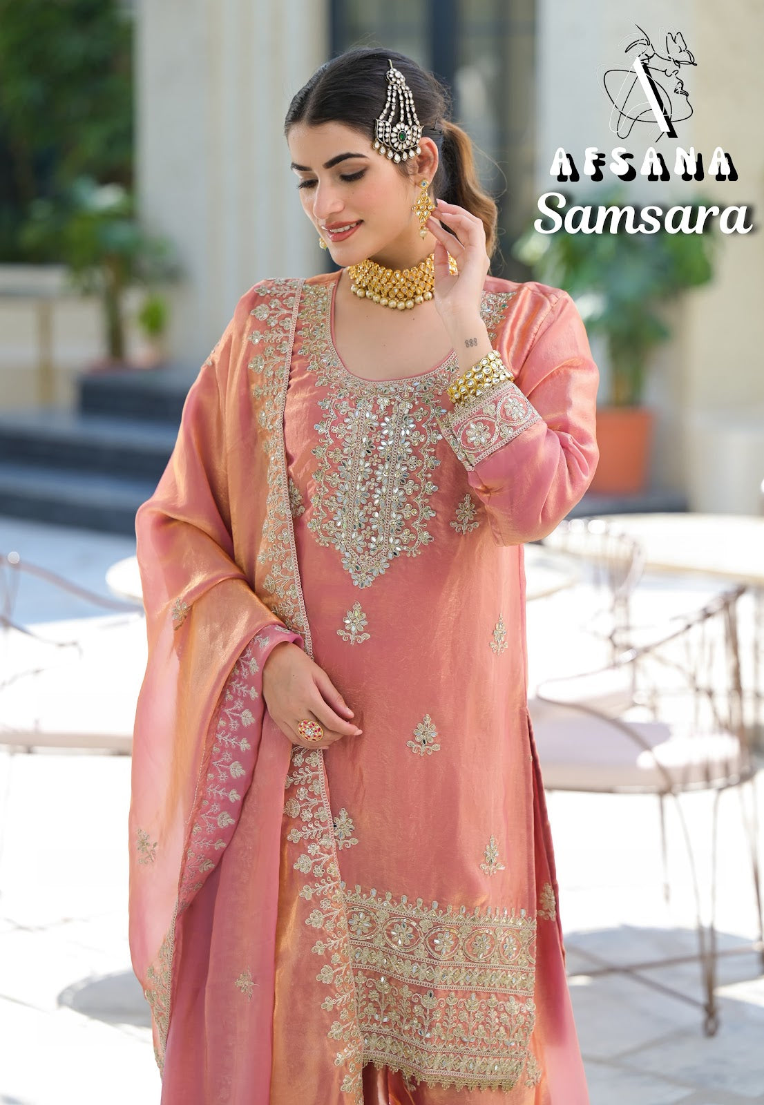 Samsara Afsana Readymade Plazzo Style Suits Manufacturer Ahmedabad