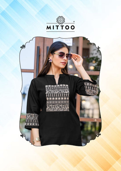 Samyaa Mittoo Viscose Weaving Kurti Pant Set Manufacturer India