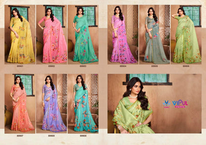 Samyukta Vipul Cotton Silk Sarees Exporter India