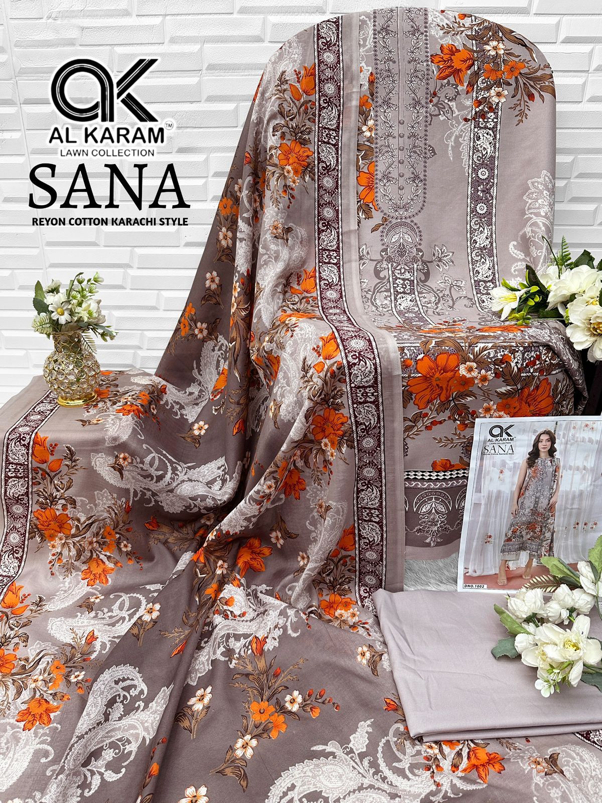 Sana Al Karam Reyon Karachi Salwar Suits Wholesale Rate
