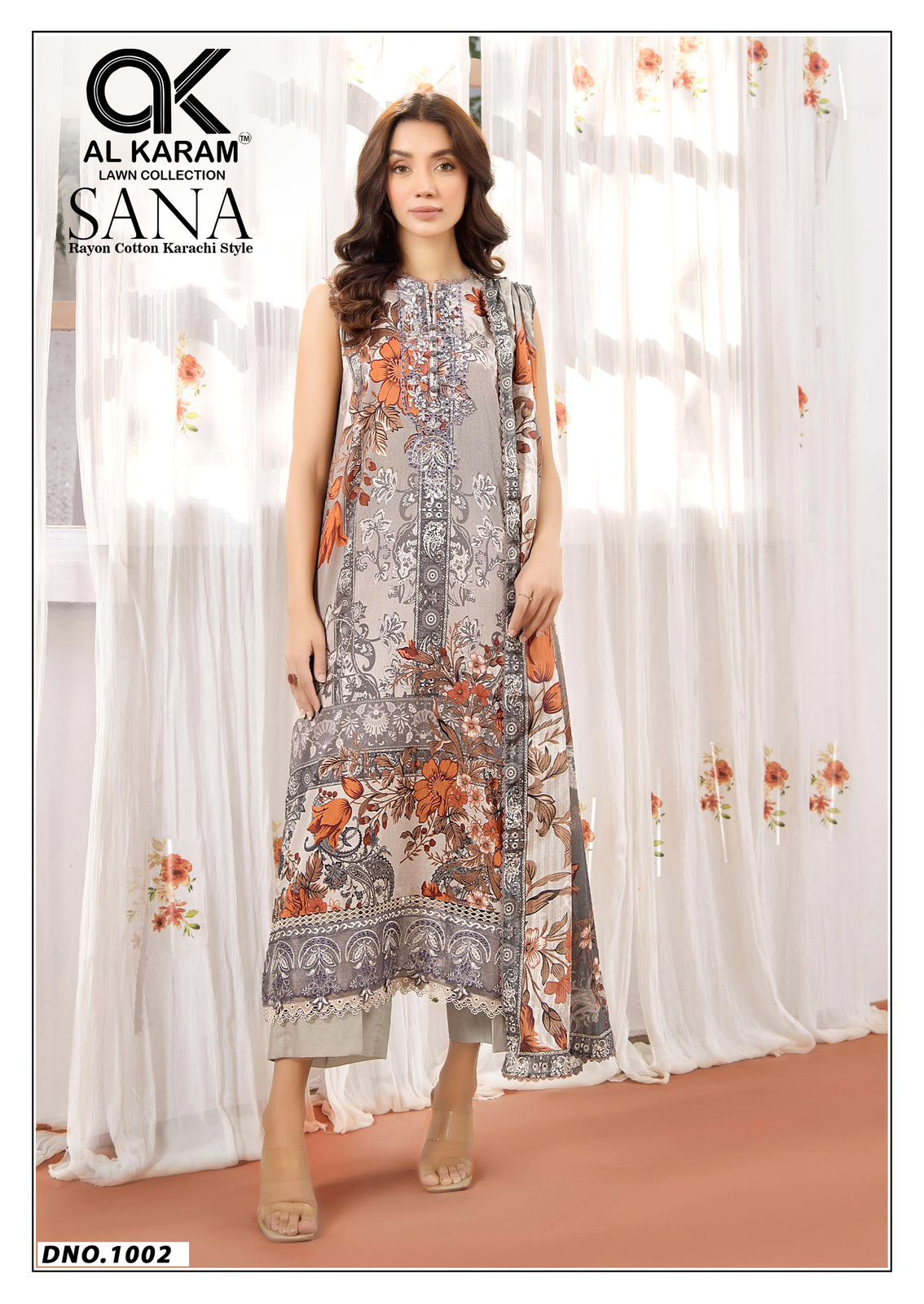 Sana Al Karam Reyon Karachi Salwar Suits Wholesale Rate