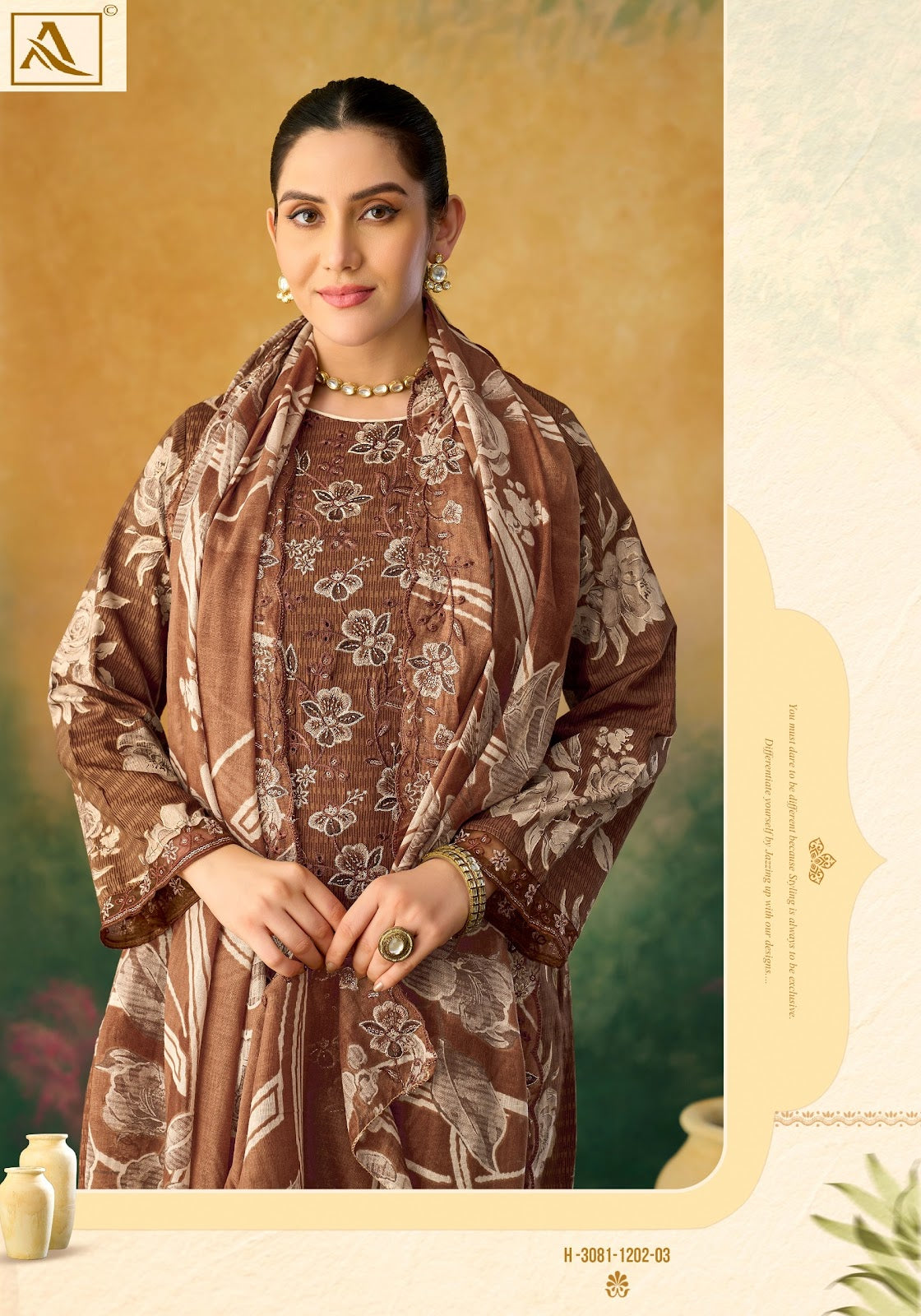 Sana And Sara Edition 2 Alok Cambric Cotton Karachi Salwar Suits Supplier India