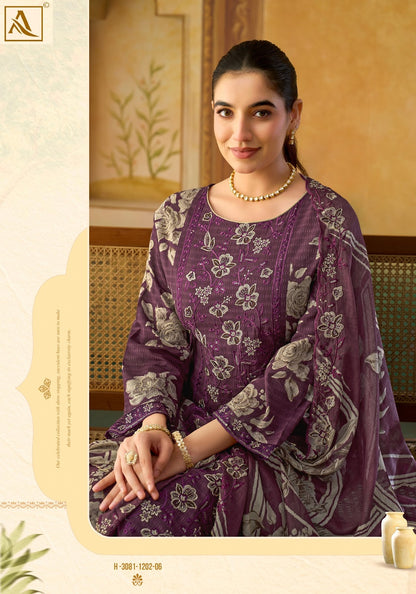Sana And Sara Edition 2 Alok Cambric Cotton Karachi Salwar Suits Supplier India
