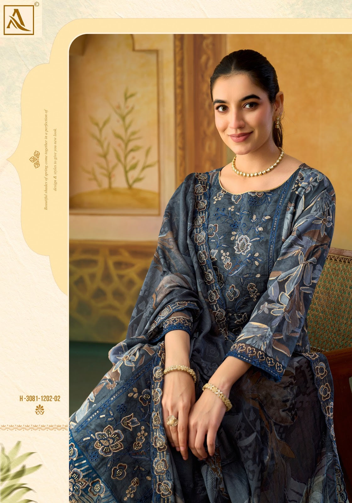 Sana And Sara Edition 2 Alok Cambric Cotton Karachi Salwar Suits Supplier India