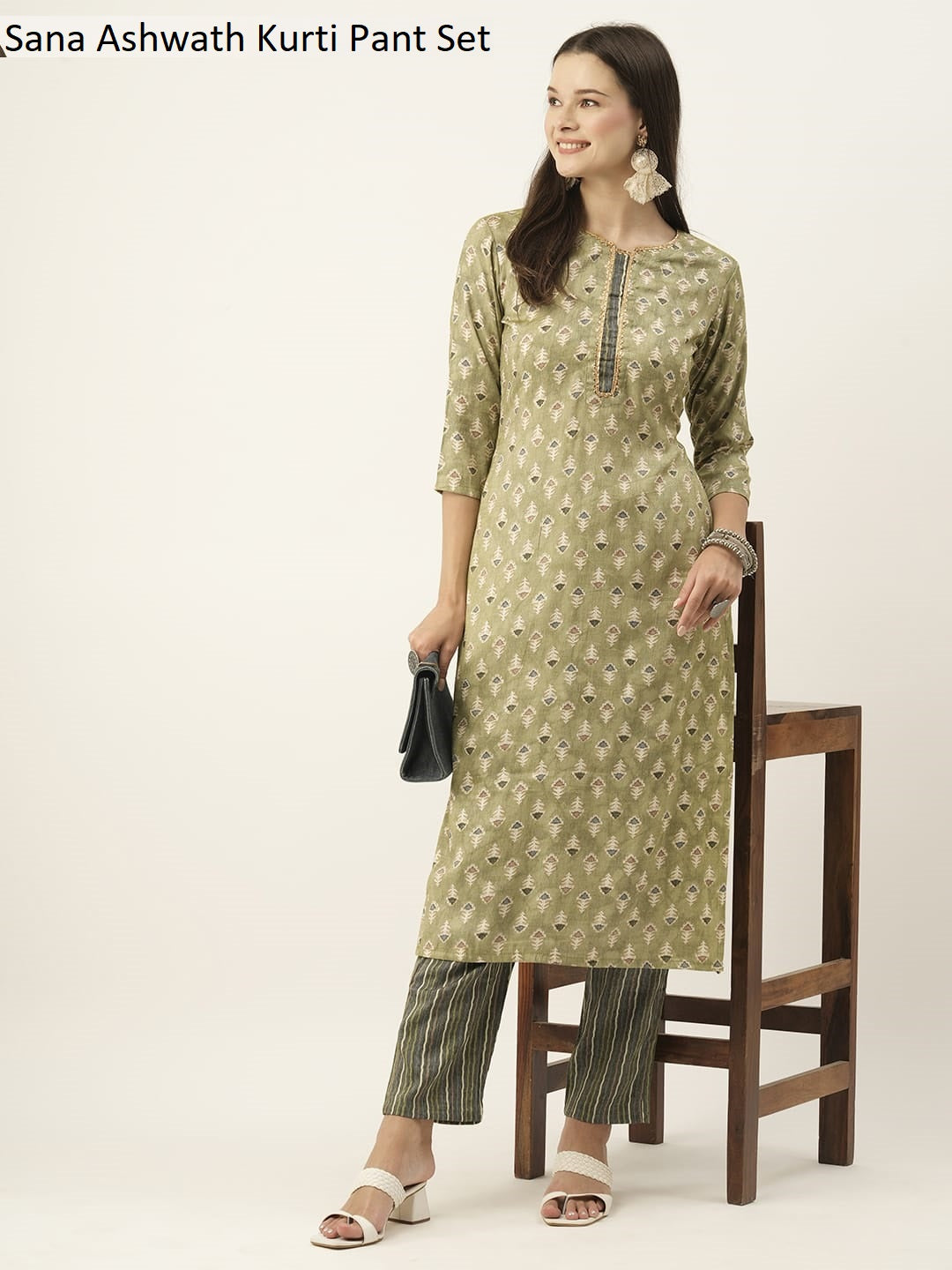 Sana Ashwath Rayon 18Kg Kurti Pant Set Exporter