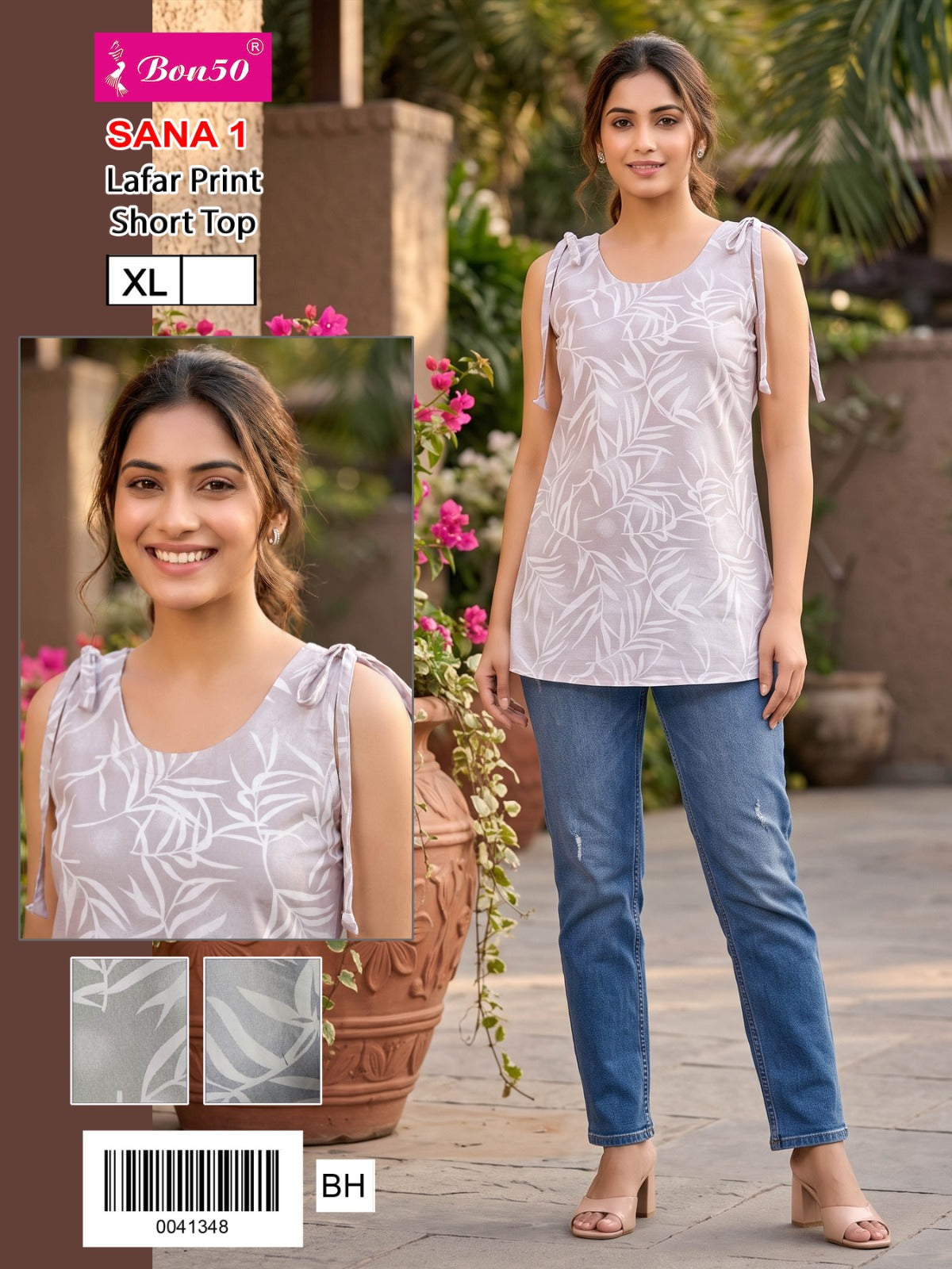 Sana Bon50 Stylish Short Tops Supplier