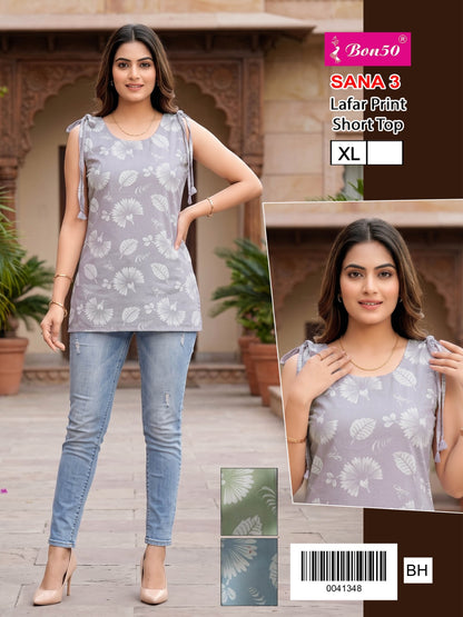 Sana Bon50 Stylish Short Tops Supplier
