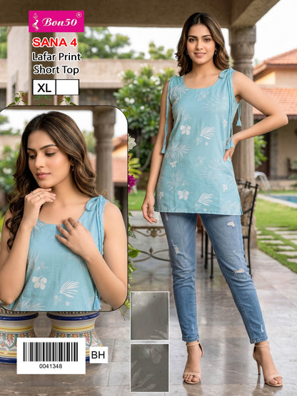 Sana Bon50 Stylish Short Tops Supplier