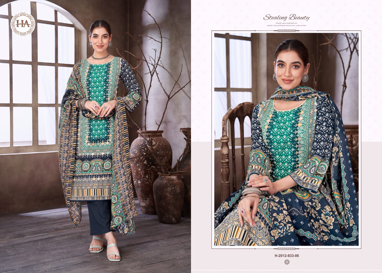 Sana Noor Edition 5 Harshit Fashion Viscose Reyon Karachi Salwar Suits Manufacturer Gujarat
