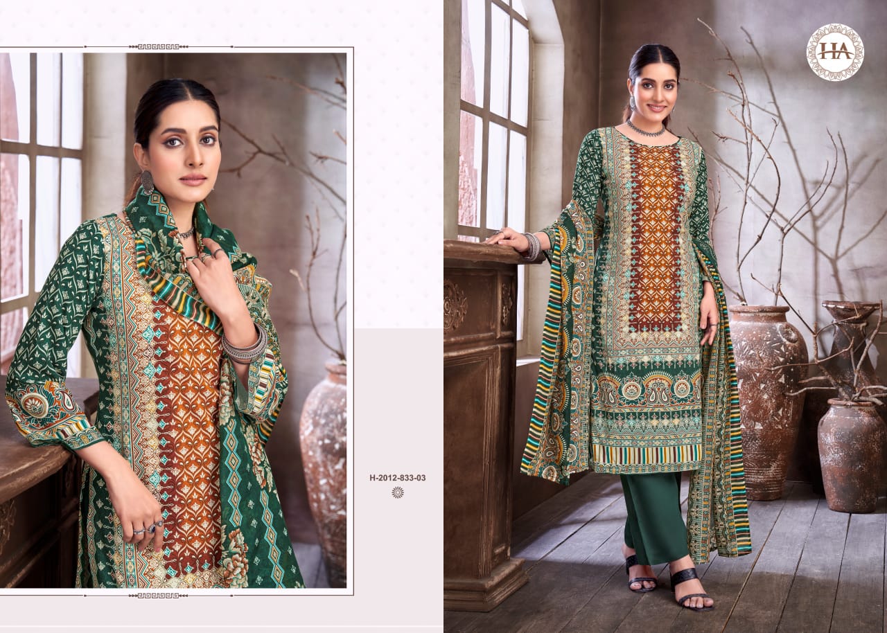 Sana Noor Edition 5 Harshit Fashion Viscose Reyon Karachi Salwar Suits Manufacturer Gujarat