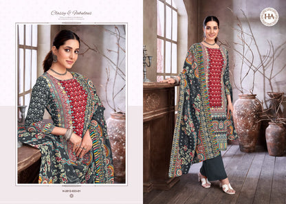 Sana Noor Edition 5 Harshit Fashion Viscose Reyon Karachi Salwar Suits Manufacturer Gujarat