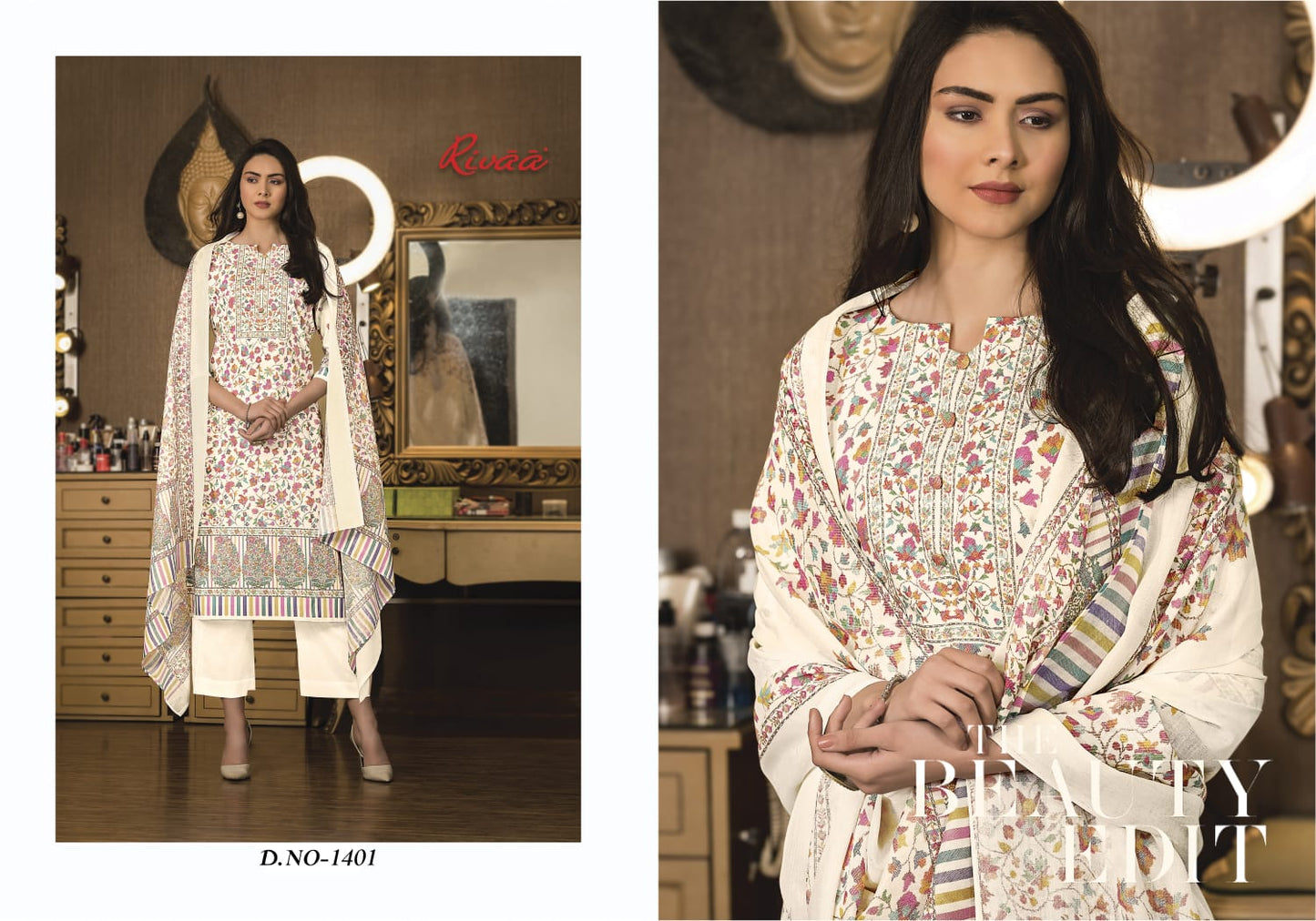 Sana Rivaa Cotton Pant Style Suits Wholesale Rate