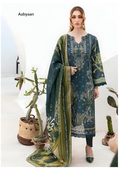 Sana Safina Special Edition Luxury Cotton Collection Aabyaan Karachi Salwar Suits Exporter Gujarat