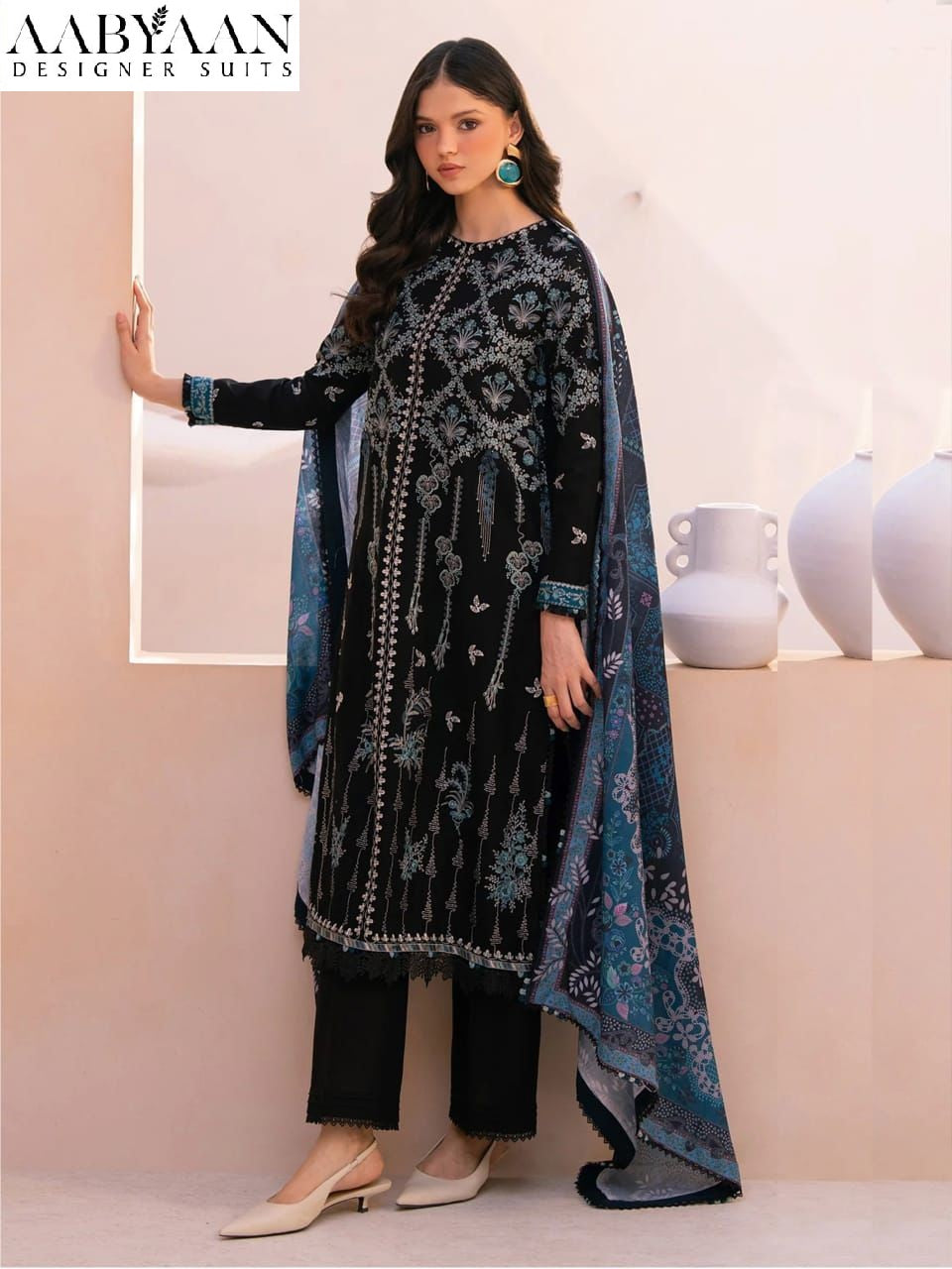 Sana Safina Vol 2 Aabyaan Mix Cotton Karachi Salwar Suits Wholesaler