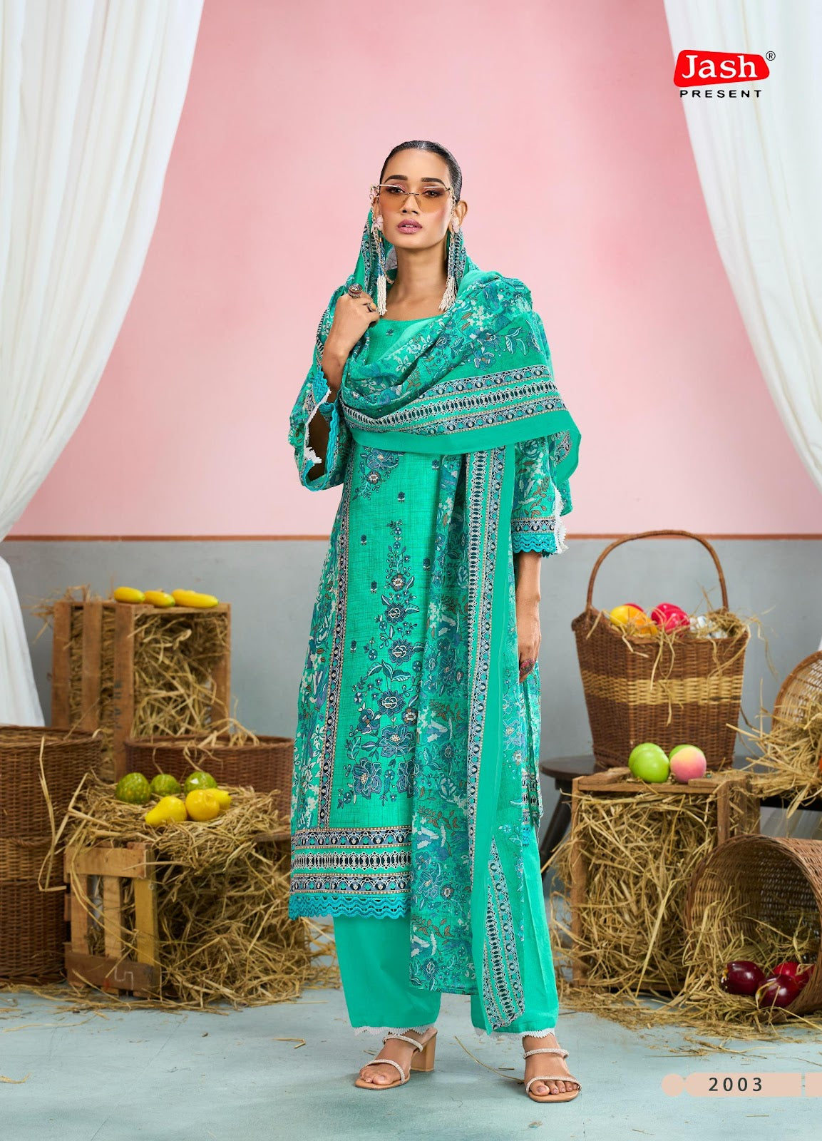 Sana Safina Vol 2 Jash Mix Cotton Karachi Salwar Suits Exporter