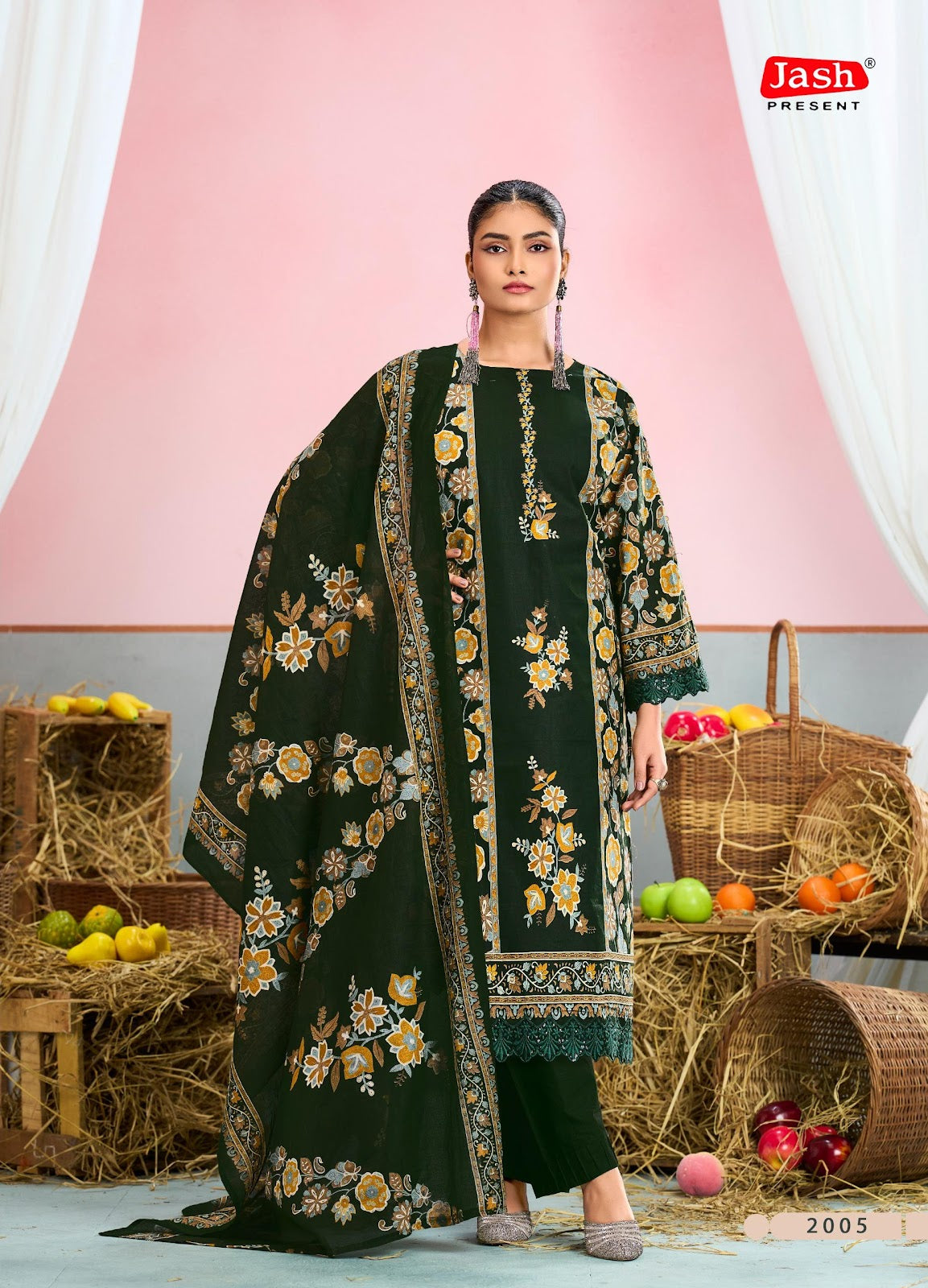 Sana Safina Vol 2 Jash Mix Cotton Karachi Salwar Suits Exporter